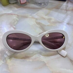 White Burberry women sunglasses